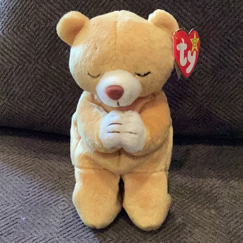 Ty HOPE Bear Beanie Baby Vintage Plush - Picture 8 of 8